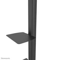 The Neomounts by Newstar Pro NMPRO-AVSHELF is an AV-shelf for the Neomounts by Newstar Pro NMPRO-M trolley and NMPRO-S floor stand - Black